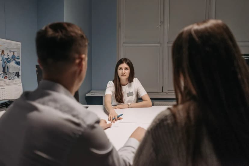 Sağlık profesyonellerinin toplantı anı