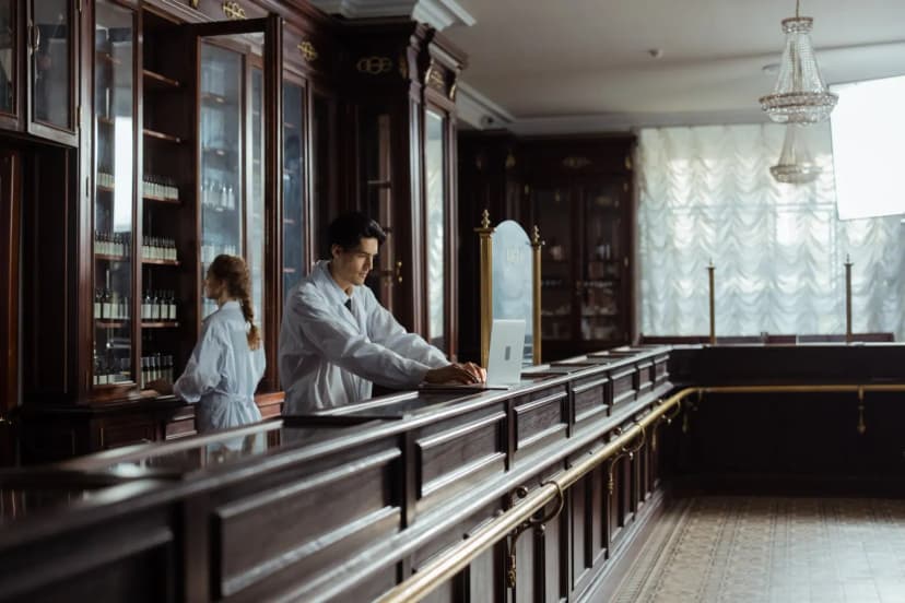 İlaç mümessili ve doktor görüşmesi