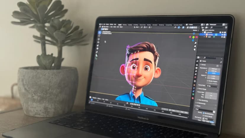 3D modelleme ve animasyon çalışma ortamı