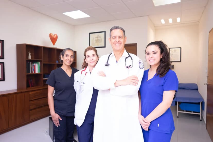 Doktor ve sağlık memurunun hasta dosyası üzerinden istişaresi
