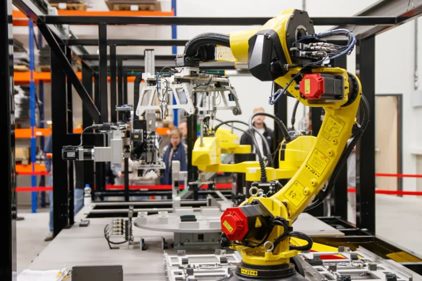 Fabrika ortamında robotik kol kontrolü
