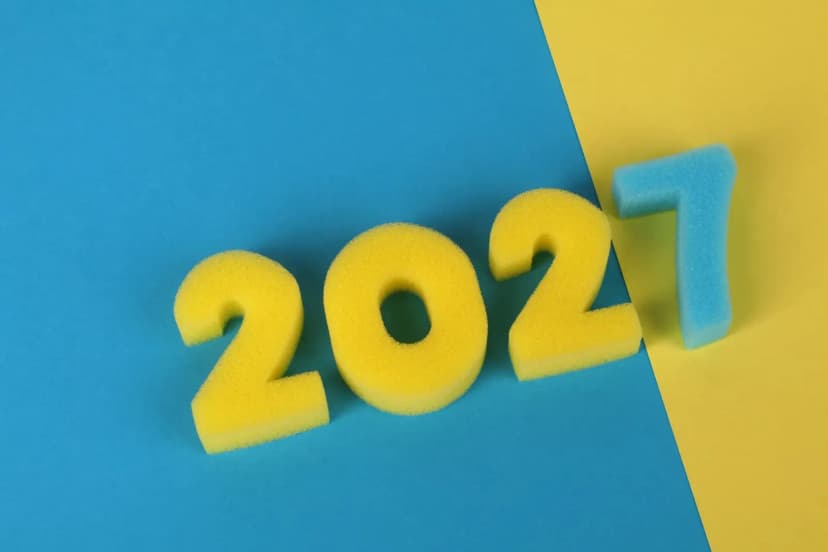 2027 yılının parlayan mesleklerini gösteren bir infografik